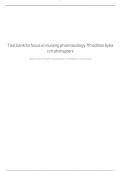 Test bank for focus on nursing pharmacology 7th edition