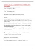 CM 2116 Final Exam QUESTIONS & ANSWERS 100&percnt; CORRECT&excl;