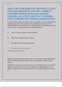 ADULT HEALTH HESI EXAM REVIEW&vert;&vert; LATELY  UPDATED QUESTIONS AND 100&percnt; CORRECT  ANSWERS WITH RATIONALES ALREADY  GRADED A&plus;&vert;&vert; LATEST AND FULLY COVERED  WITH VERIFIED SOLUTIONS&vert;&vert; ASSURED PASS&excl;&excl;&excl;
