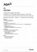 AQA AS HISTORY QUESTION PAPER 1 2024 &lpar;7041&sol;1A&rpar;