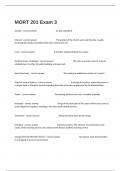 MORT 201 Exam 3 Questions With Verified Correct Complete Solutions&period;