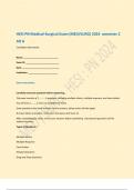 HESI PN Medical-Surgical Exam &lpar;MED&sol;SURG&rpar; 2024 semester 2 Alt A