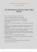 CIT 594 Final Exam Questions With Verified Answers