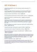CET 3116 Exam 1 Questions With Complete Solutions&excl;&excl;