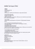 Wildlife Techniques FINAL Exam &lpar;Latest Update 2024 &sol; 2025&rpar; Questions and Answers &vert;100&percnt; Verified Correct Answers &vert; complete solution &vert; Grade A&plus;