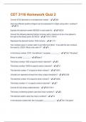 CET 3116 Homework Quiz 2 Questions With Complete Solutions&excl;&excl;
