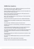 Wildlife Quiz Questions Exam &lpar;Latest Update 2024 &sol; 2025&rpar; Questions and Answers &vert;100&percnt; Verified Correct Answers &vert; complete solution &vert; Grade A&plus;
