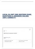 LOCAL 94 UNIT ONE MIDTERM EXAM QUESTIONS & ANSWERS SOLVED 100&percnt; CORRECT&excl;&excl;