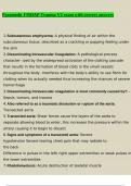 Paramedic FISDAP Trauma V2 exam with correct answers