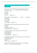 RADT 1010 FINAL QUESTIONS WITH COMPLETE SOLUTIONS