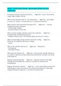 RADT 1010 Final Exam&ndash; Questions With Correct Solutions