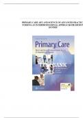 Test Bank For Primary Care The Art and Science of Advanced Practice Nursing &ndash; an Interprofessional Approach Sixth Edition by Debera J&period; Dunphy&vert;&vert;ISBN&comma; 978-1719644655&vert;&vert;All Chapters&vert;&vert;Complete Guide A&plus;