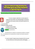 RN Maternal Newborn ATI Proctored Exam with &lpar;2023 &sol; 2024&rpar; Questions and Verified Rationalized Answers&comma; 100&percnt; Guarantee Pass&period; 