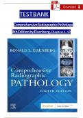 TEST BANK FOR COMPREHENSIVE RADIOGRAPHIC PATHOLOGY&comma;  8th Edition by Eisenberg&comma; Chapters 1 - 12