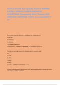 Davies Breast Sonography Review ARDMS&vert;  LATEST UPDATE COMPREHENSIVE  QUESTIONS &lpar;Frequently Most Tested&rpar; AND  VERIFEID ANSWERS &lpar;100&percnt; accurate&rpar;&vert;GET IT  A&plus; 