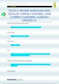 FCCN 2- REVIEW QUESTIONS WITH  DETAILED VERIFIED ANSWERS &lpar;100&percnt;  CORRECT ANSWERS&rpar; &sol;ALREADY GRADED A&plus;