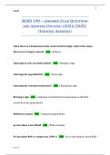 NURS 190 &ndash; ABDOMEN EXAM QUESTIONS AND ANSWERS UPDATED &lpar;2024&sol;2025&rpar; &lpar;VERIFIED ANSWERS&rpar;