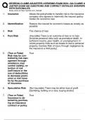 GEORGIA CLAIMS ADJUSTER LICENSING EXAM 2024 &sol; GA CLAIMS ADJUSTER EXAM 250 QUESTIONS AND CORRECT DETAILED ANSWERS  WITH RATIONALES Study online at https&colon;&sol;&sol;quizlet&period;com&sol;&lowbar;fwhsq8 1&period; Insurance Allows the policyholder to transfer risk to the insurance  company 