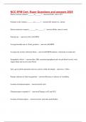 NCC EFM Cert&period; Exam Questions and answers 2025