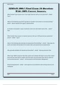 NIMS-IS 200&period;C Final Exam 56 Questions With 100&percnt; Correct Answers&period;