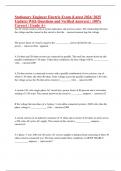 Stationary Engineer Electric Exam &lpar;Latest 2024&sol; 2025 Update&rpar; With Questions and Verified Answers&vert; &vert; 100&percnt; Correct &vert; Grade A&plus;