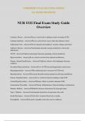 NUR 5332 Final Exam Study Guide Overview