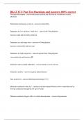 BKAT ICU Post Test Questions and Answers 100&percnt; correct