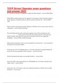 TCFP Driver&sol; Operator exam questions and answer 2025