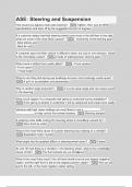 ASE Steering and Suspension Questions with 100-&period;