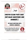 CDE3701 EXAM PACK 2025  &lbrace;DETAILED QUESTIONS AND ANSWERS &rcub;