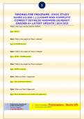 EVOC EXAMS AND COMPLETE CORRECT DETAILED ANSWERS &vert;ALREADY GRADED A&plus; LATEST UPDATE &vert; 2024-2025