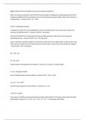 Algebra Bundled Exam Questions Answered Correctly Rated A&plus;