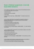 Exam 1 Medical surgical &lpar;ch&period; 1&comma;2&comma;6&comma;7&comma;8&rpar; Exam With Solutions