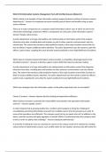 WGU C724 Information Systems Management Test with Verified Answers &lpar;Rated A&plus;&rpar;