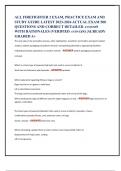 ALL FIREFIGHTER 2 EXAM&comma; PRACTICE EXAM AND  STUDY GUIDE LATEST 2023-2024 ACTUAL EXAM 500  QUESTIONS AND CORRECT DETAILED ANSWERS  WITH RATIONALES &lpar;VERIFIED ANSWERS&rpar; &vert;ALREADY GRADED A&plus;  