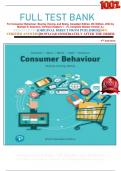              FULL TEST BANK For Consumer Behaviour&colon; Buying&comma; Having&comma; and Being&comma; Canadian Edition&comma; 9th Edition&comma; 2024 by Michael R&period; Solomon&comma; Verified Chapters 1 - 15&comma; Complete Newest Version A&plus;