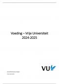 Uitgebreid Volledig Overzicht Voeding