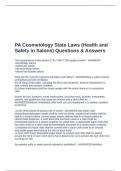 PA Cosmetology State Laws &lpar;Health and Safety in Salons&rpar; Questions & Answers