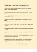 IFRS Test 2 with verified solutions