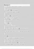 Domain 2 Questions with Explanations of Answers