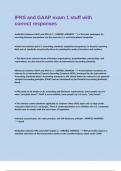 IFRS and GAAP exam 1 stuff with correct responses