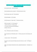 BSN 366 Exit HESI Exam &vert; Questions with Correct Answers&vert; Verified&vert;Latest Update
