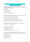 BSN 366 HESI Comprehensive Exam &vert; Questions with Correct Answers&vert; Verified&vert;Latest Update