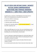 RN ATI PEDS CMS RETAKE EXAM &vert; NEWEST  ACTUAL EXAM COMPREHENSIVE  QUESTIONS AND VERIFIED ANSWERS  GRADED A&plus; &vert; 100&percnt; PASS &vert; 2024 UPDATE&excl;