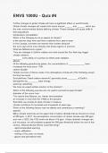 ENVS 1000U - Quiz 