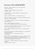 Envirosci 1CO3 EXAM REVIEW