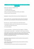 COMLEX Level 1 Exam &vert;Questions with Correct Answers&vert; Verified&vert; Latest Update