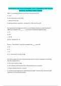 Contractors Law Exam CA Practice Test 1 &vert;Questions with Correct Answers&vert; Verified&vert; Latest Update