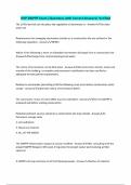 DVP SWPPP Exam &vert;Questions with Correct Answers&vert; Verified