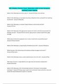 NIC Esthetics Practice Exam &vert;Questions with Correct Answers&vert; Verified&vert; Latest Update